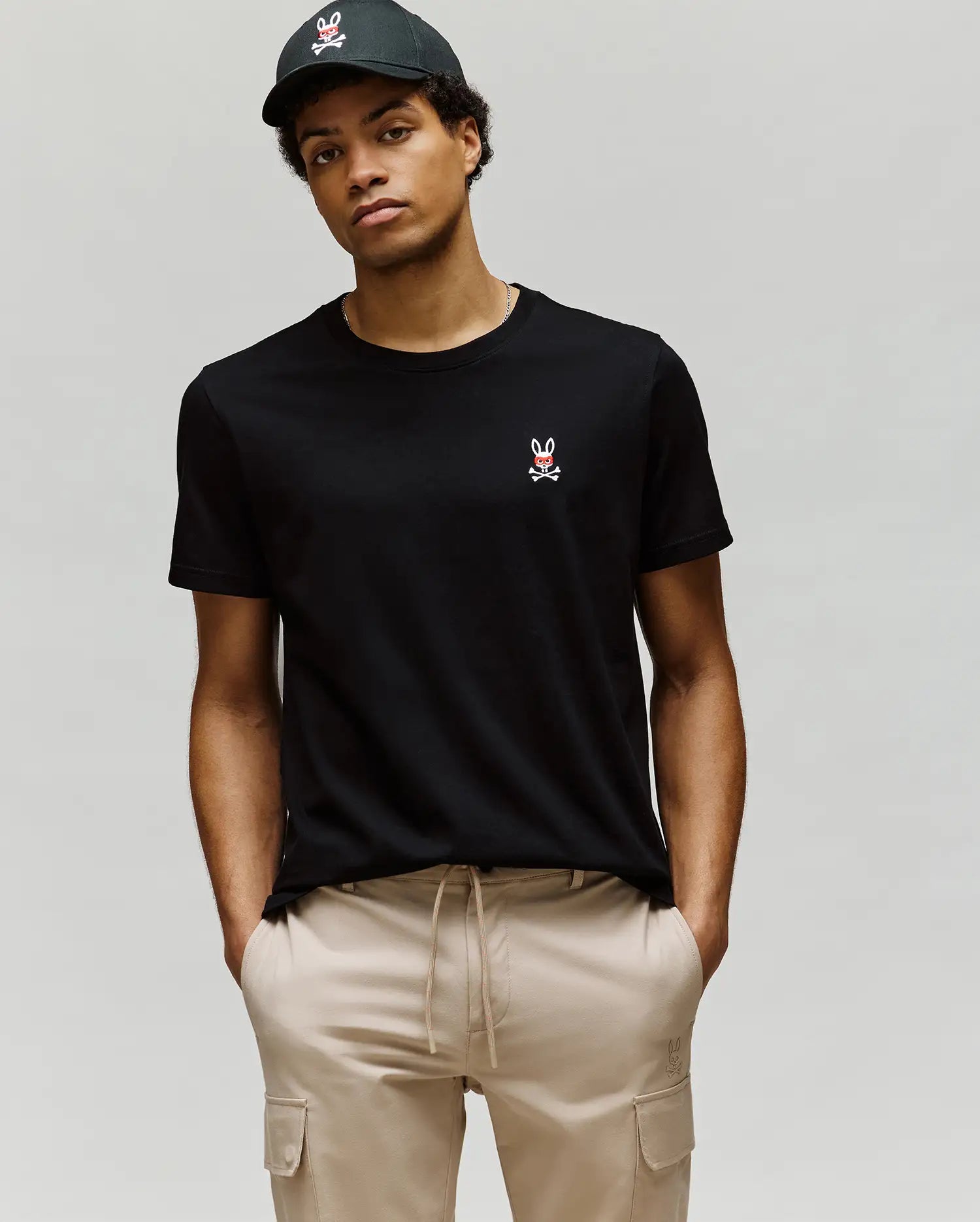 Psycho Bunny Mischieft Bunny Tee - Black
