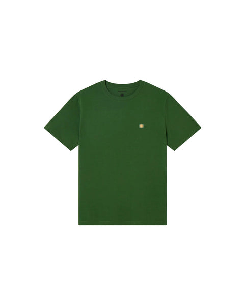 Thinking Mu Sol Contrast Tee - Dill (green/Yellow)