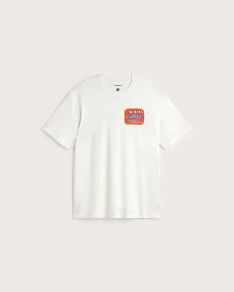 Thinking Mu Aaron Sardines Tee - White