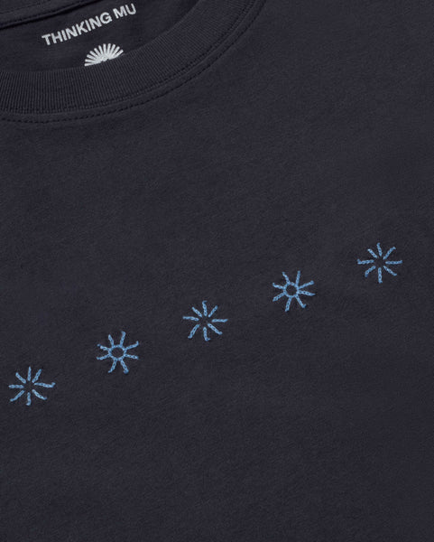Thinking Mu Aaron Soletes Tee - Navy