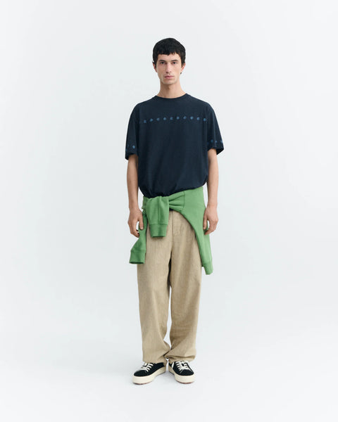 Thinking Mu Aaron Soletes Tee - Navy