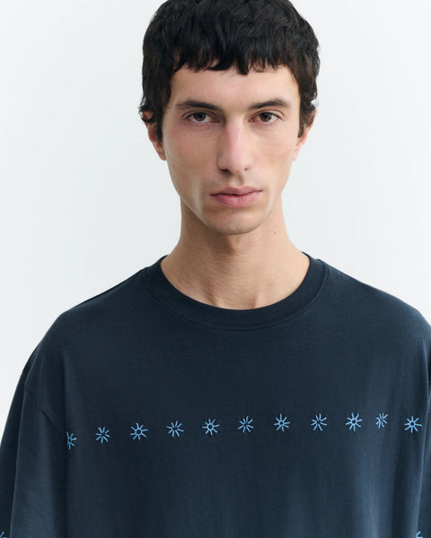 Thinking Mu Aaron Soletes Tee - Navy