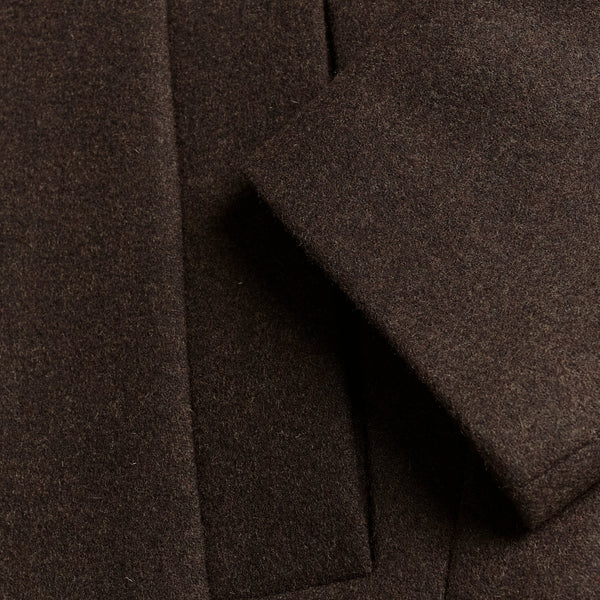 Matinique Harvey N Wool Overcoat - Espresso