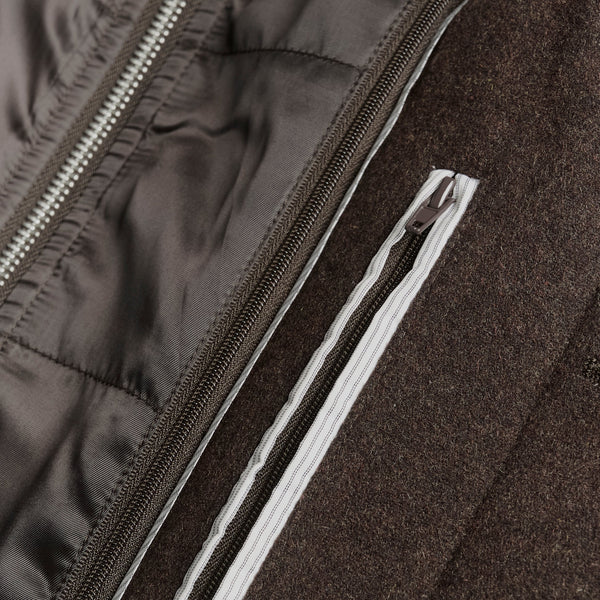 Matinique Harvey N Wool Overcoat - Espresso