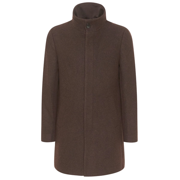 Matinique Harvey N Wool Overcoat - Espresso
