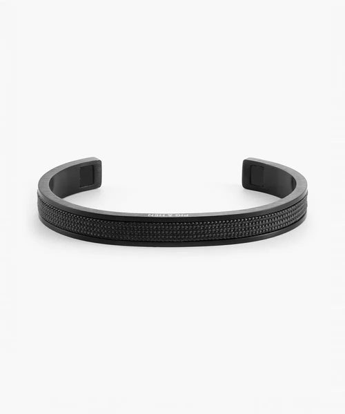 Pig & Hen 9MM Navarch Bracelet - Black/Black