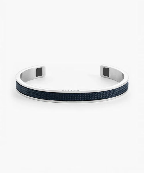 Pig & Hen 9MM Navarch Bracelet - Navy/Silver