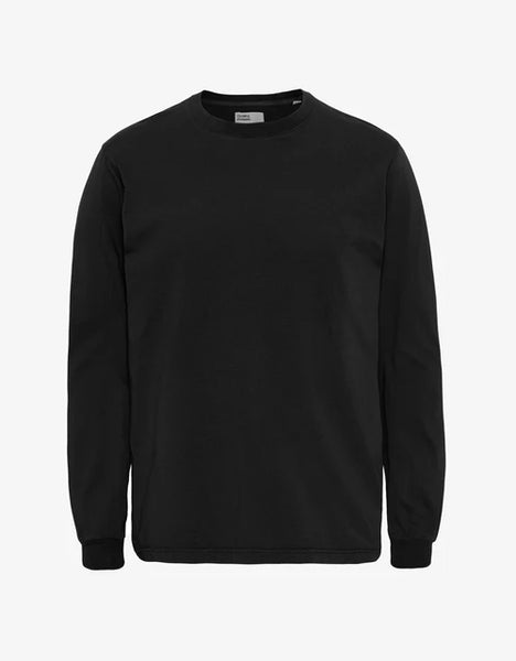 Colorful Standard Oversized Organic L/S Tee - Deep Black