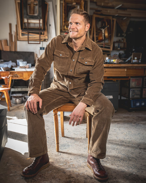 Pike Brothers1967 Utilty Corduroy Pants - Light Brass Cord