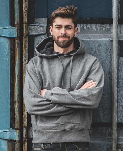 Pike Brothers 1965 PT Hoody - Grey Melange