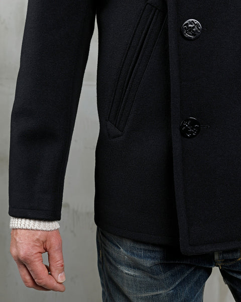 Pike Brothers 1938 Peacoat - Black