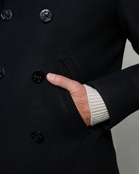 Pike Brothers 1938 Peacoat - Black