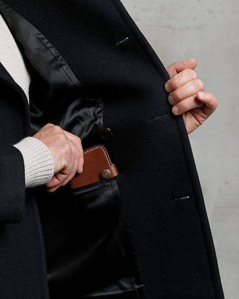 Pike Brothers 1938 Peacoat - Black