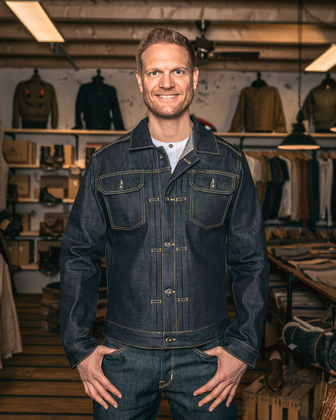 Pike Brothers 1958 Roamer Jacket - 15oz Indigo