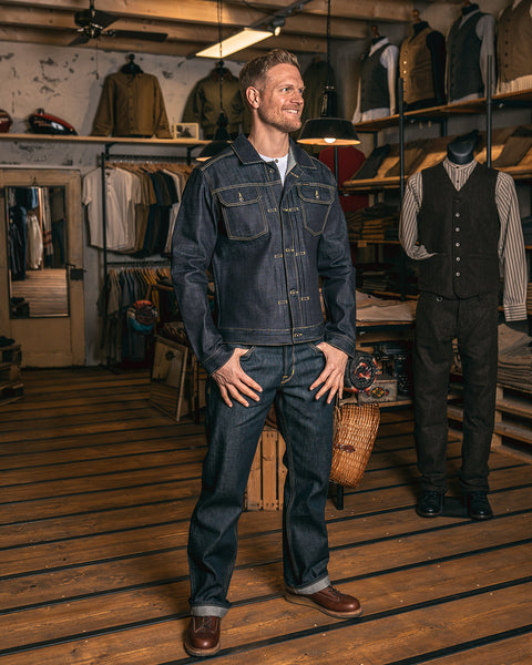 Pike Brothers 1958 Roamer Jacket - 15oz Indigo