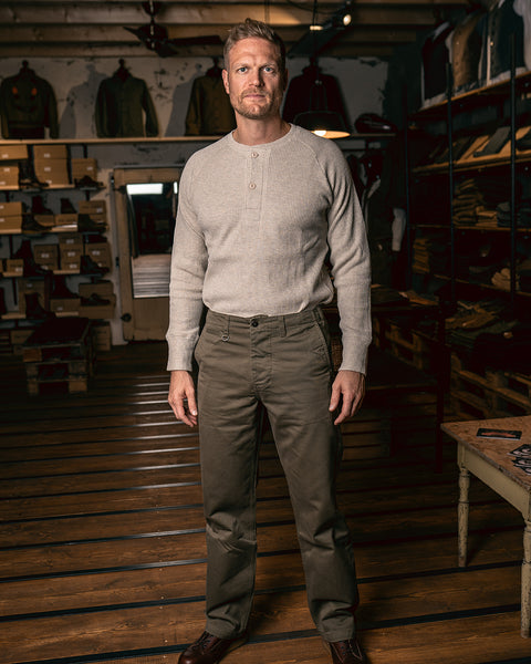 Pike Brothers 1936 Waffle Shirt  - Natural