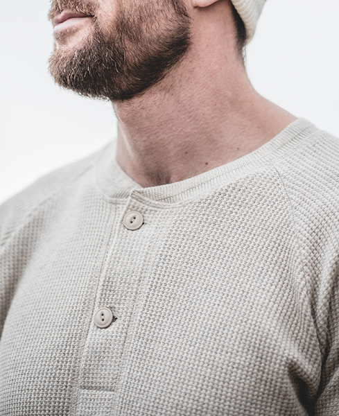 Pike Brothers 1936 Waffle Shirt  - Natural