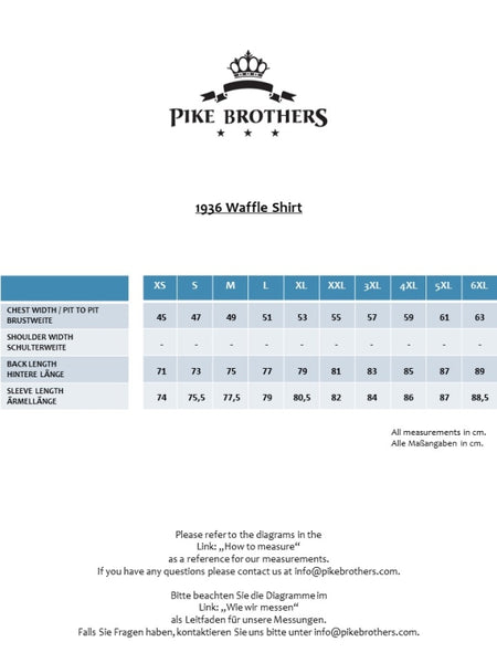Pike Brothers 1936 Waffle Shirt - Iron Grey