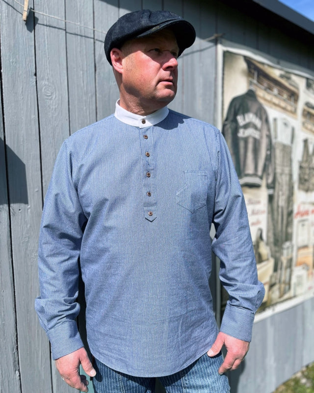Pike Brothers 1908 Hazienda L/S Shirt - Baltic Blue
