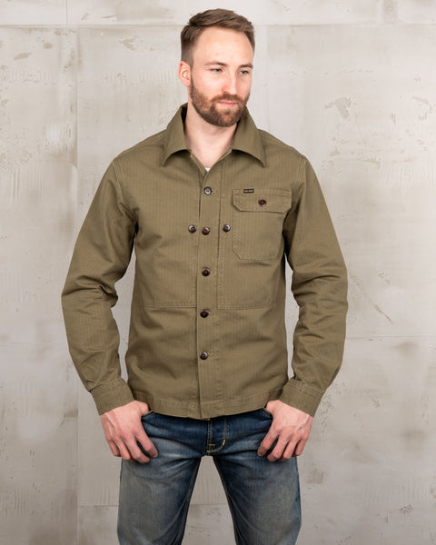 Pike Brothers 1967 Utility Shirt - HBT Olive