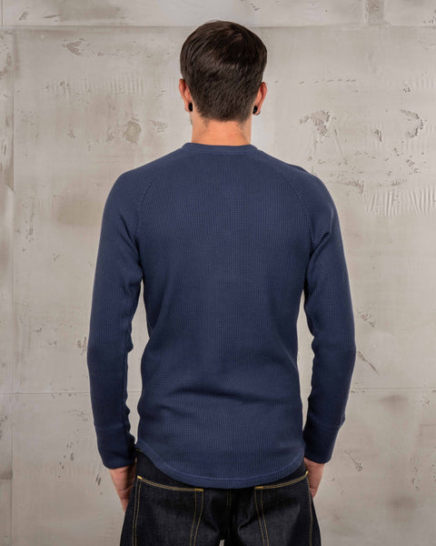 Pike Brothers 1936 Waffle Shirt - Shadow Blue
