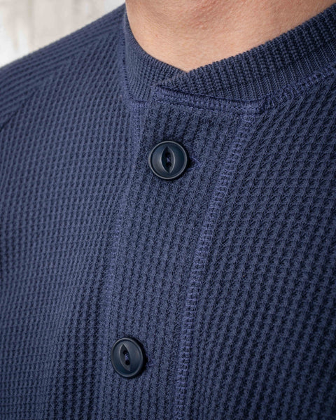 Pike Brothers 1936 Waffle Shirt - Shadow Blue