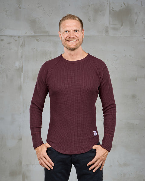 Pike Brothers 1967 Waffle Shirt - Berry