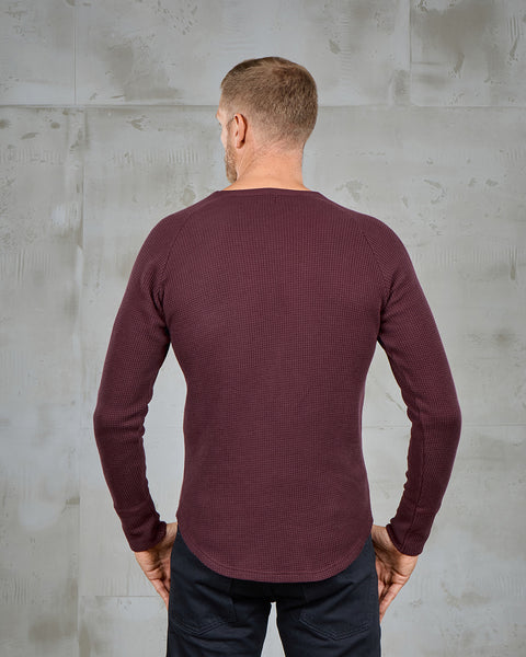 Pike Brothers 1967 Waffle Shirt - Berry