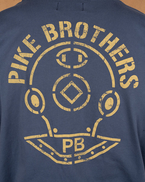 Pike Brothers 1969 Sports Tee - Scuba Blue