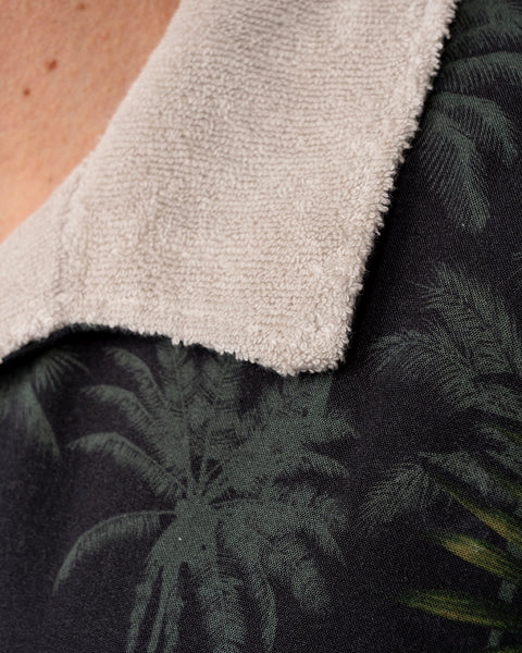 Pike Brothers 1961 Cabana S/S Shirt - Entraga Black
