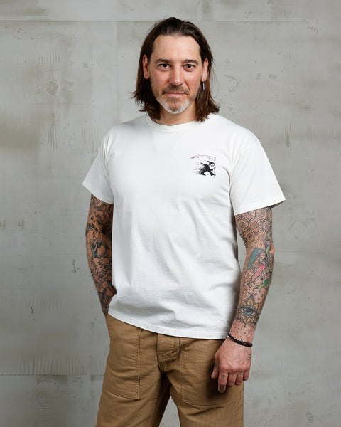 Pike Brothers Grim Reaper Sports Tee - White