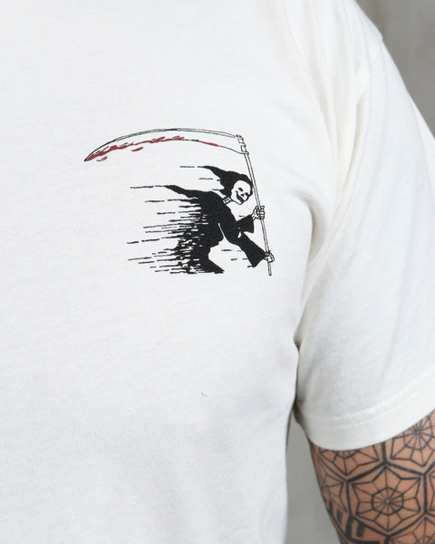 Pike Brothers Grim Reaper Sports Tee - White