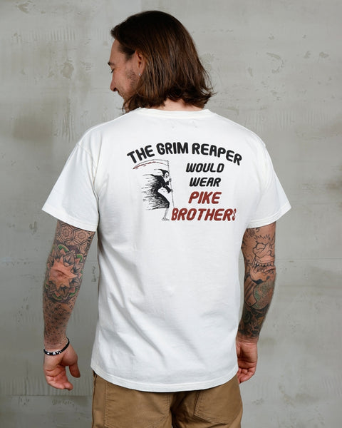 Pike Brothers Grim Reaper Sports Tee - White