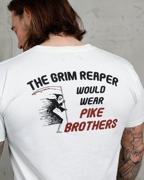 Pike Brothers Grim Reaper Sports Tee - White