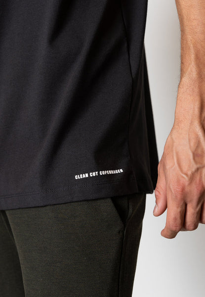 Clean Cut Copenhagen Patrick Organic Cotton Tee - Black