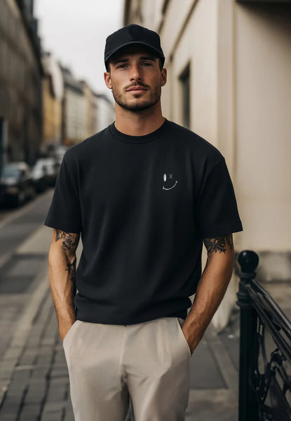 Clean Cut Copenhagen Patrick Organic Cotton Tee - Black