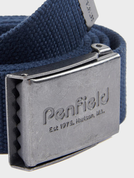 Penfield Canvas Buckle Belt - Navy Blue