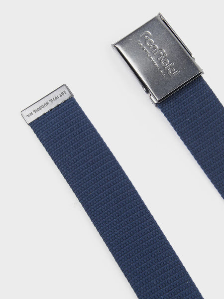 Penfield Canvas Buckle Belt - Navy Blue