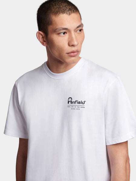 Penfield Valley Back Print Tee - Bright White