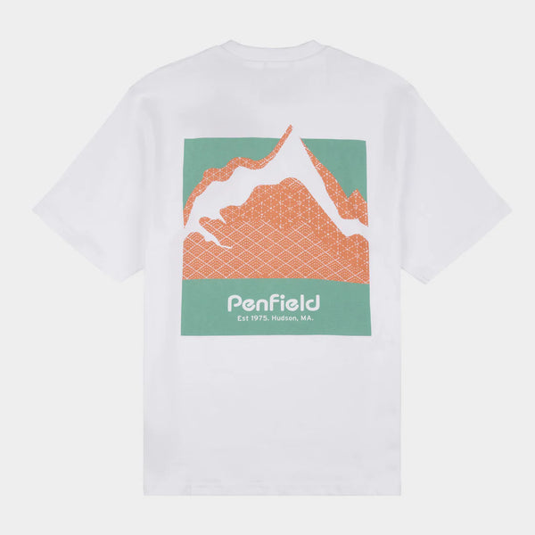Penfield Mountain Scene Tee - Bright White