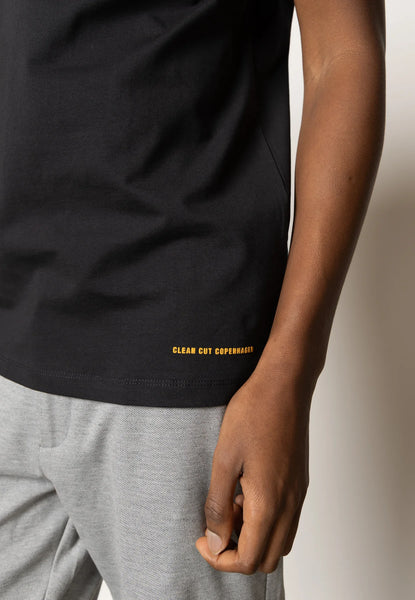 Clean Cut Copenhagen Patrick Organic Cotton Tee - Black