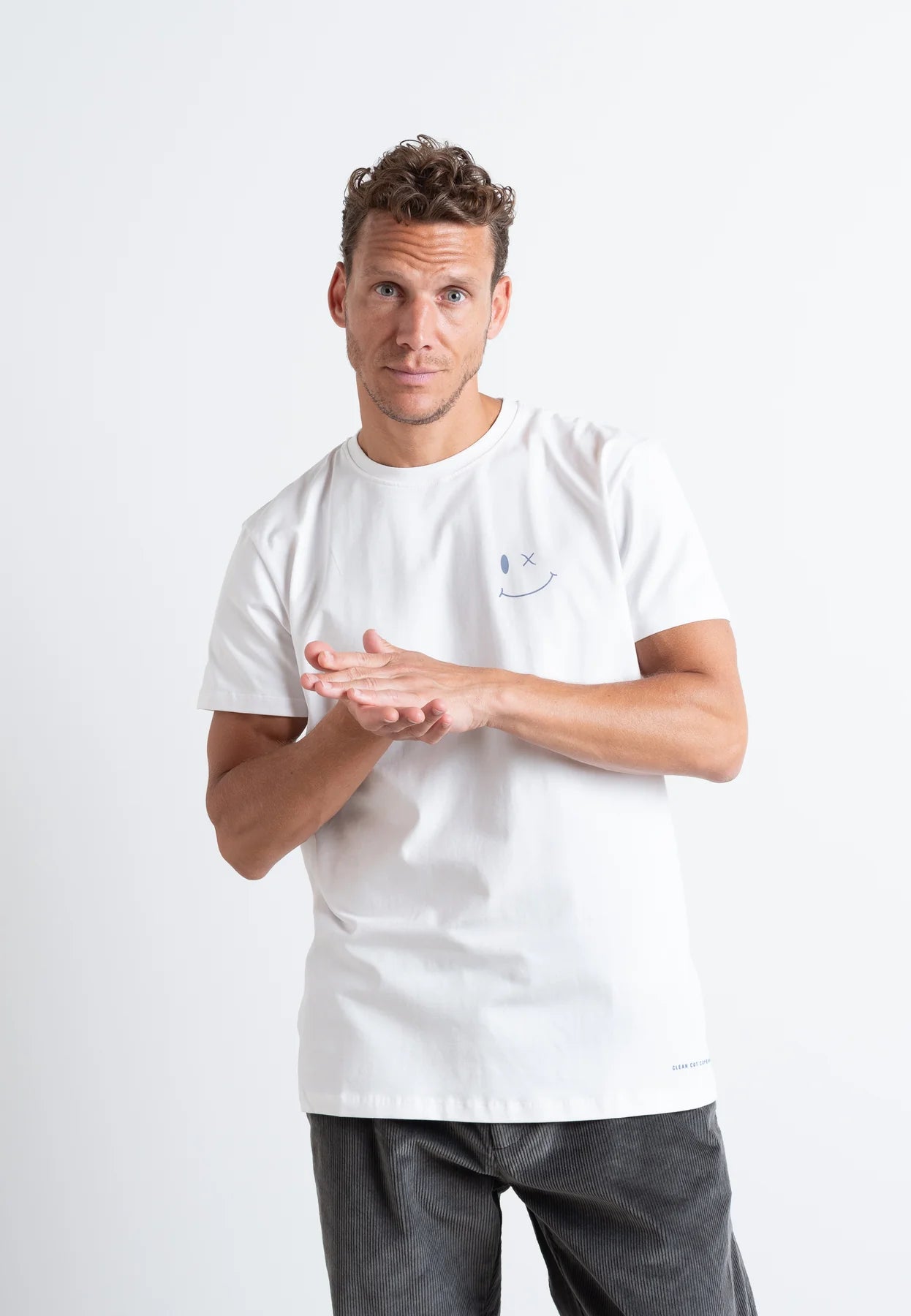 Clean Cut Copenhagen Patrick Organic Cotton Tee - White