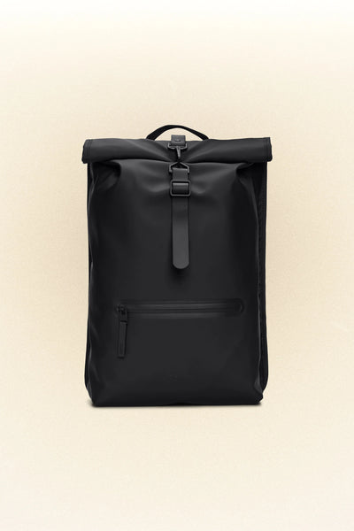 Rains Rolltop Rucksack W3 - Black