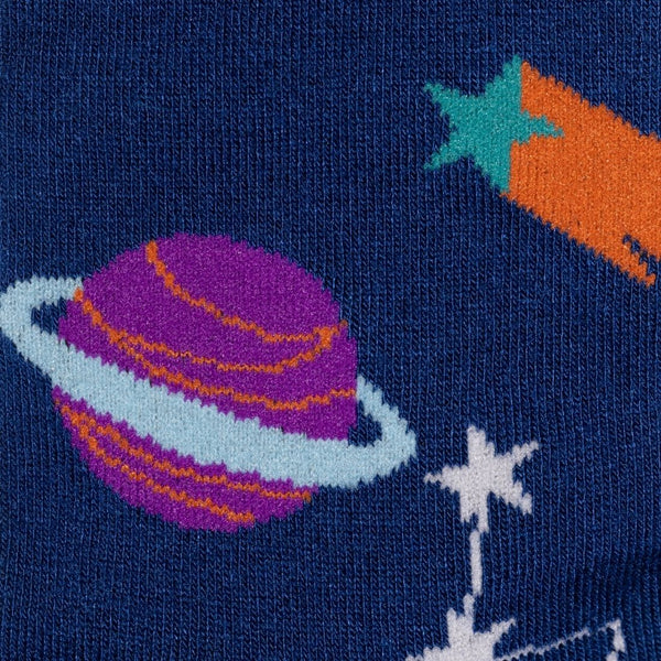 Swole Panda Outer Space Socks - Blue