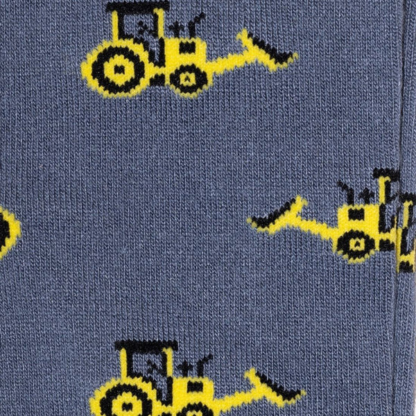 Swole Panda Bamboo Yellow Digger Socks - Grey