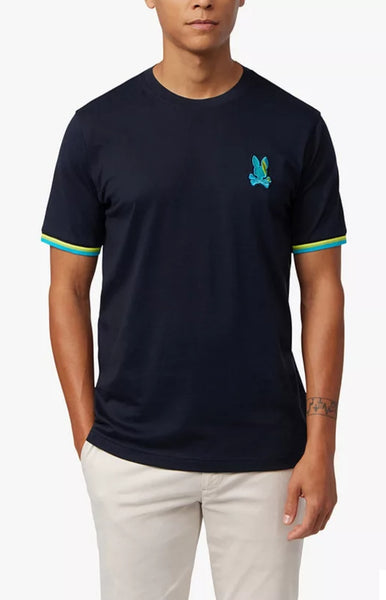 Psycho Bunny Apple Valley Embroidered Tee - Navy