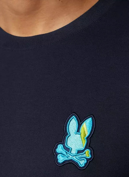 Psycho Bunny Apple Valley Embroidered Tee - Navy