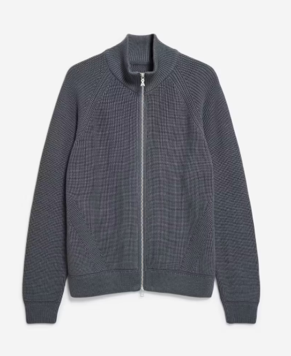 Armed Angels Aartyom Zip Up - Space Steel
