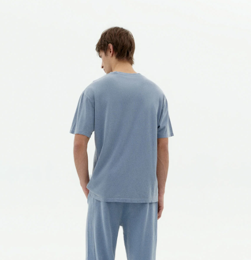 Thinking Mu Natural Dye Tee - Indigofera Tinctoria (Blue)
