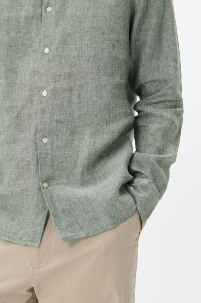 Matinique Mamarc Linen Shirt - Thyme